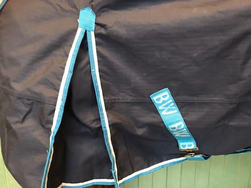 Bridleway Ontario Lightweight 0g Combo Turnout in Navy-3